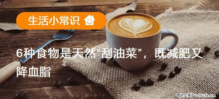 【生活小常识】6种食物是天然“刮油菜”，既减肥又降血脂 - 无锡生活资讯 - 无锡28生活网 wx.28life.net